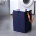 thumbnail image 6 of Harpi Laundry Hamper Clearance Clothes Hampers for Laundry Foldable Laundry Room Organization Folding Storage Basket Portable Collapsible Laundry Baskets Sundries Toy Storage Basket Clothes, 6 of 8