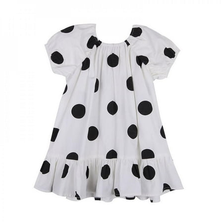

Summer Children s Sweet Dress Baby Girl Cute Polka Dot Dress Toddler Kids Fashion Princess Party Dresses