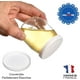 thumbnail image 5 of Lote de 12 botes de yogur de cristal con tapa impermeable – Fabricados en Francia – para yogurteras – multicocinadores y robots de cocina (Thermomix, SEB, etc.) – 143 ML / 125 gramos, 5 of 8