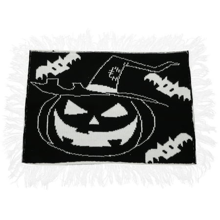

1Pc Pumpkin Bat Halloween Decorative Placemat Classic Halloween Elements Cup Mat