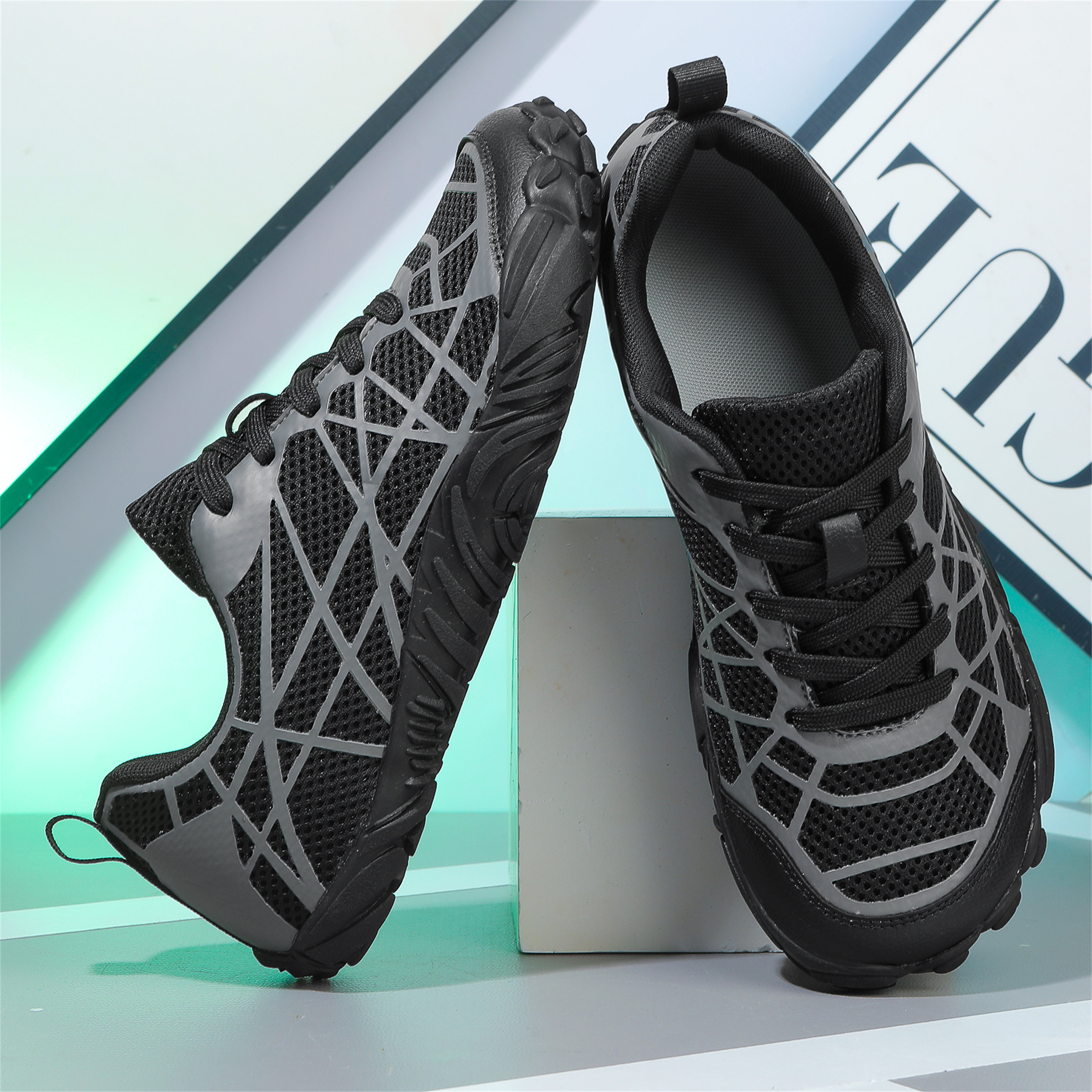 YOURDIARY Barefoot Shoes Mens Minimalist Shoes Zero Drop Workout Cross-Trainer Hiking Water Cycling Walking Casual Shoes Wide Toe Box