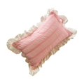 thumbnail image 2 of Pillow Cases, Pure Color Breathable Shams Covers with Ruffled Design Lovely Throw Pillow Covers for Dormitory Bedroom Hote, 2 of 8