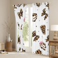 thumbnail image 3 of Homewish Teens Love Heart Stars Print Black Out Curtains,Kawaii Bowknot Curtains Pack of 2 (42x63 Each),Cheetah Print Polak Dots Bedroom Curtains,Lightweight Room Decor, 3 of 6