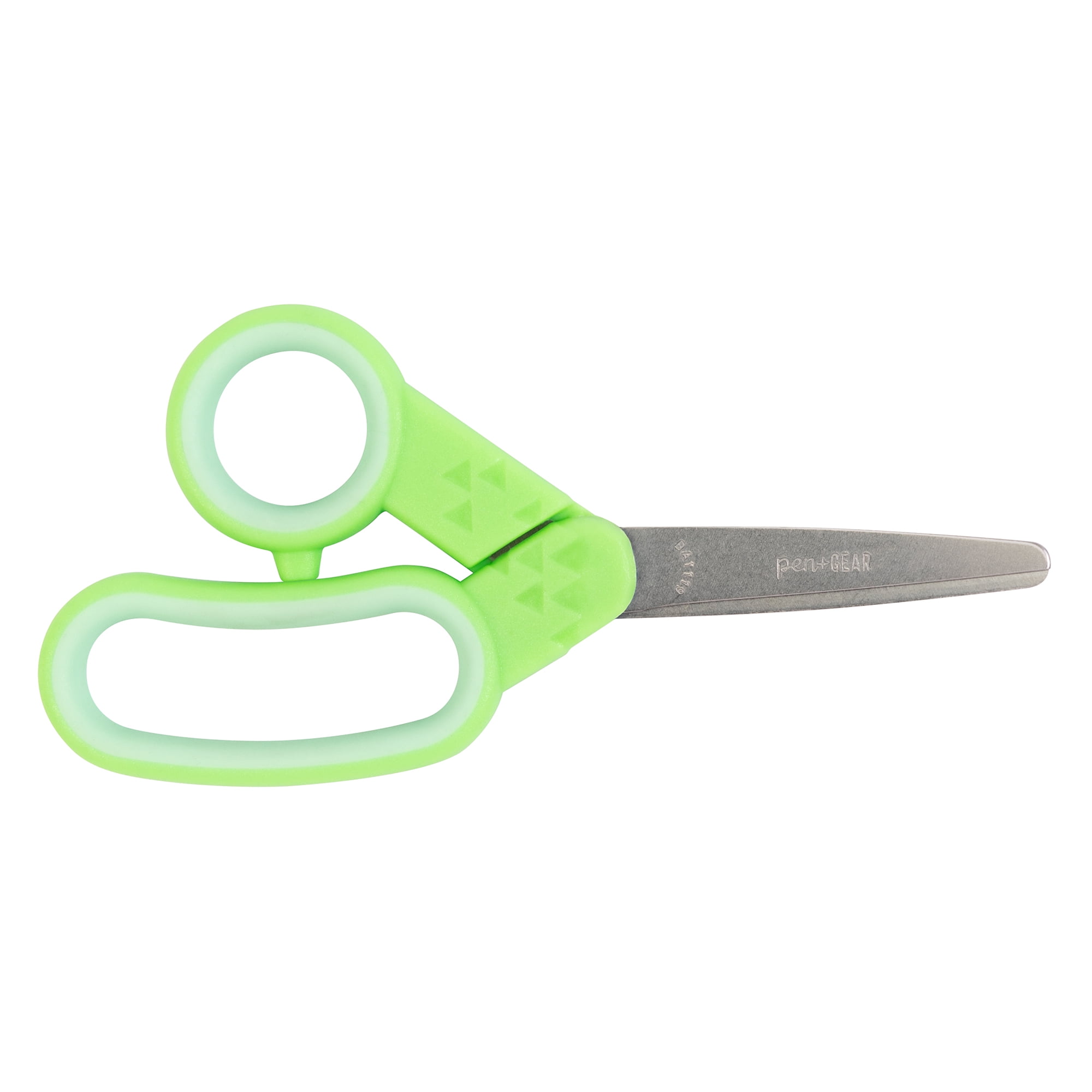 Pen and Gear Kids Scissors, 5, Blunt, School Supplies for Kids 5+, Light  Blue/Green, Pack of 2 