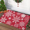thumbnail image 6 of Merry Christmas Stain Resistant Washable Decorative Doormat, Winter Seasonal Door Mat Christmas Holiday Low-Profile Floor Switch Mat for Indoor Outdoor, 6 of 8