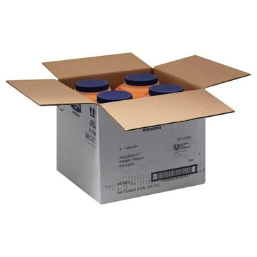 4 PACKS : Hellmanns Creamy French Dressing, 1 Gallon -- 4 per case.