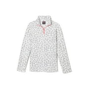 French Toast Long Sleeve Printed Microfleece White