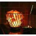 thumbnail image 2 of 7" Himalayan Wired Basket Lamp 3.0 with Natural Rocks with dimmer, 2 of 4