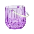 thumbnail image 1 of Cubo de hielo transparente BLESIY enfriador de vino y cerveza morado, 1 of 6
