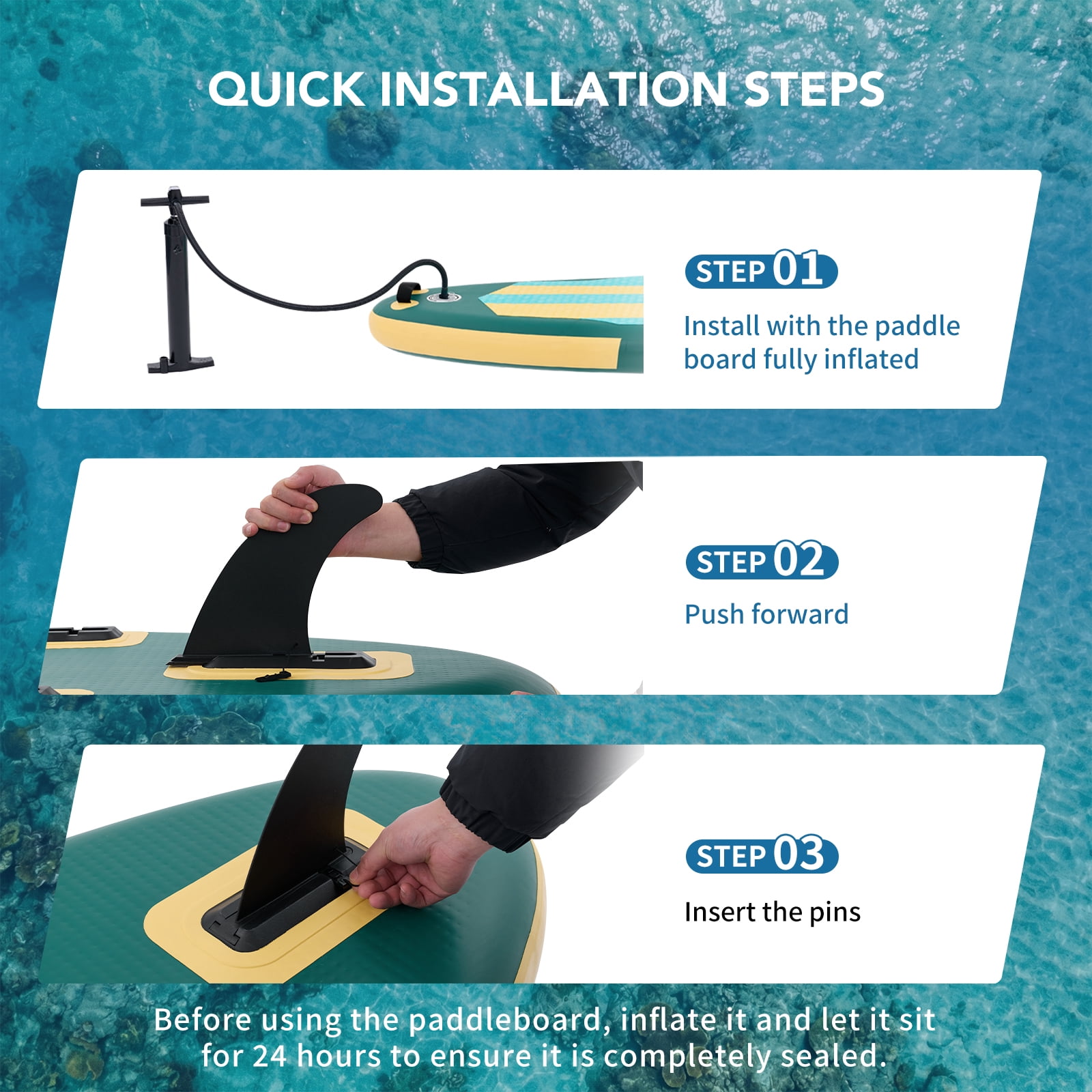 SHOUFTW Inflatable Paddle Board,Equipped With SUP Paddle Board Accessories, The Non-slip EVA Deck Design Restarts The Surfboard,Surfboard for Youth&Adults of All Skill Levels,Yellow Green