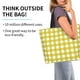 thumbnail image 2 of Easygdp Yellow Checkboard Bolsas Tote para Mujer, Bolsos de Hombro para Viaje, Bolsos de Mano de Gran Capacidad para Compras y Trabajo, 2 of 8