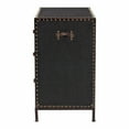 thumbnail image 4 of Baxton Studio Benton Vintage Black Canvas 4-Drawer Storage Cabinet, 4 of 6