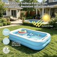 thumbnail image 3 of Piscina inflable Sumbee 262 x 175 x 51 cm, azul engrosada, 3 of 8