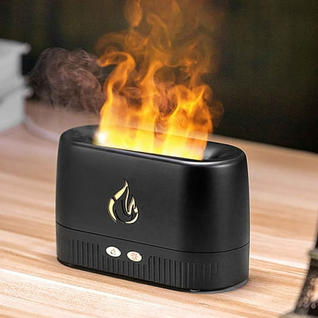 

Daylightpeach Flame Air Aroma Diffuser Humidifier Auto Off Essential Oil Diffuser- Aroma Humidifier for Bedroom Home Office Yoga