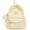 Brown, variant on Cute Aesthetic Backpack, Solid Color Daypack with Drawstring Side Pockets, Lightweight Breathable Bookbag for Shopping Work College (Brown)