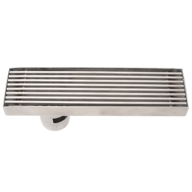 Stainless Steel Rectangle Linear Shower Drain Large Drainage Capacity for Effective Water Drainage, Suitable for 2.0in Pipe