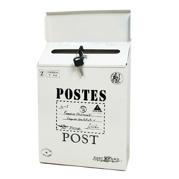 Lefu Vintage Wall Mount Mailbox Mail Retro Postal Letter Newspaper Box Waterproof