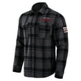 thumbnail image 2 of Men's Darius Rucker Collection by Fanatics Black New York Giants Plaid Button-Up Shirt, 2 of 3