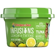 Chicken of the Sea Infusions Lemon and Thyme Tuna, 2.8 oz Cup