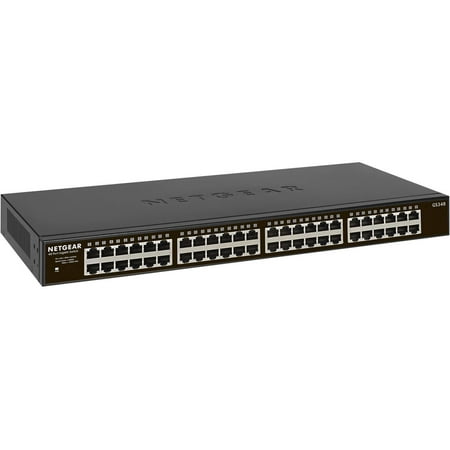 UPC: 0606449120202 | NETGEAR 48-Port Gigabit Unmanaged Switch  Rackmount  Desktop  Fanless  Sturdy Metal  Plug-and-Play (GS348)