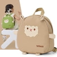 thumbnail image 2 of ibiyuan School Backpacks Lamb Canvas Large Capacity School Bag for Ages 3rd 4th 5th 6th, Daycare, Primary School, Beach, Travel, Outings, Playground, Vacation, 2 of 9