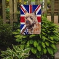 thumbnail image 2 of Carolines Treasures LH9472GF Cairn Terrier with English Union Jack British Flag Garden Flag Garden Size multicolor, 2 of 5