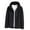 Black, variant on Njoeus Men's Women's Warm Fleeces Lined Hooded Jacket Soft Shells Hoodies Waterproof Jackets Coat Pockets Lightweight Windproof Spring Fall Coat M-5XL (Available in Plus Size)
