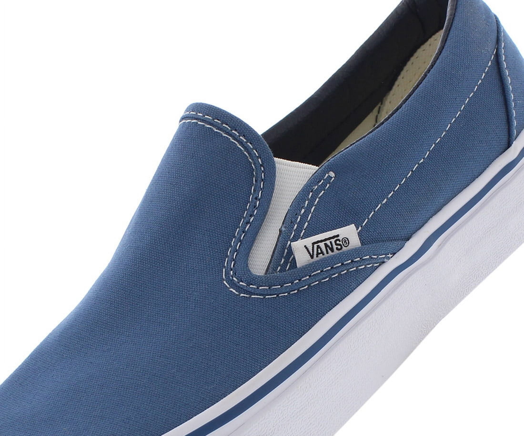 国内配送 VANS CLASSIC SLIP-ON NAVY unisex Classic Slip-On Core Classics Navy Sneaker Men's 7.5