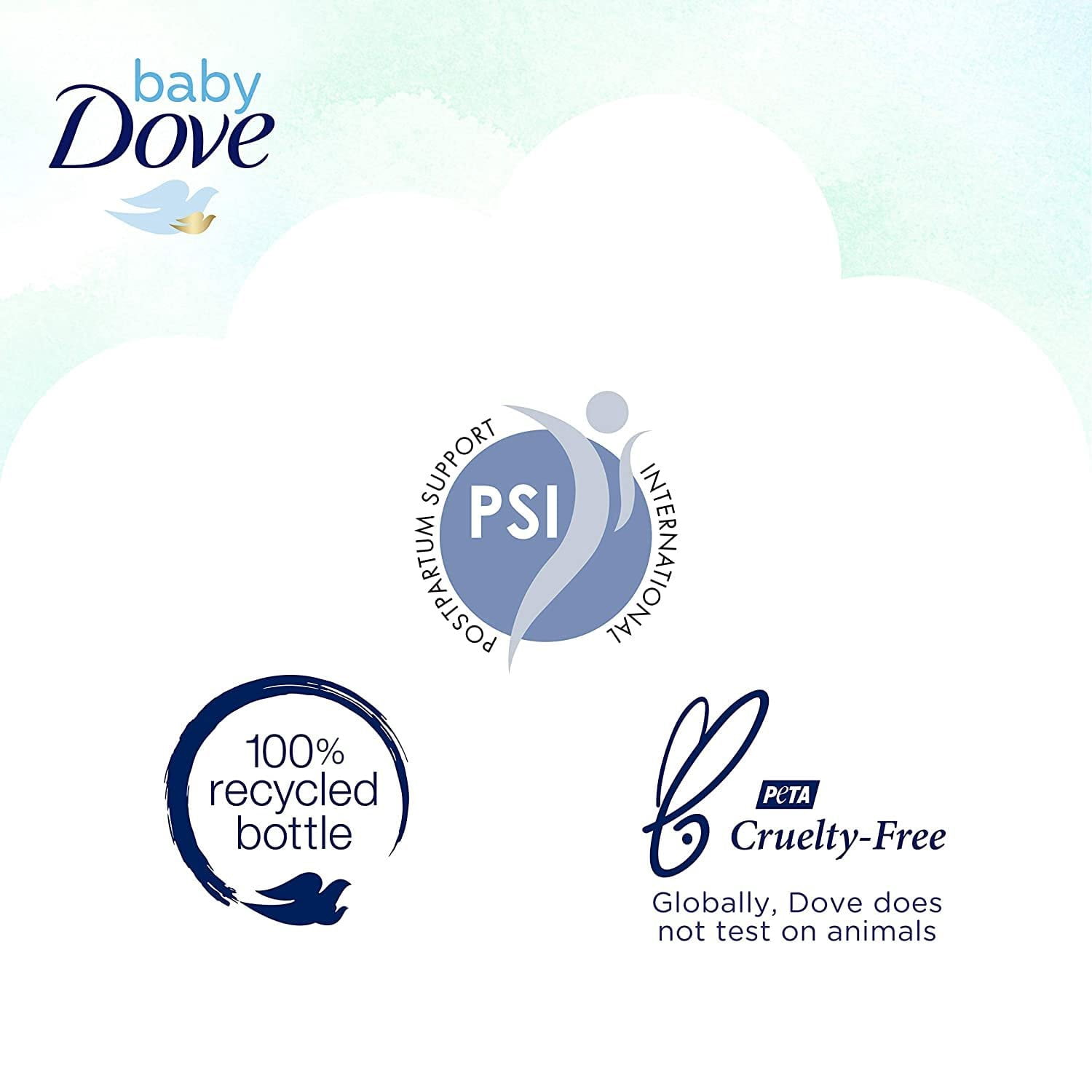 Baby Dove Tip To Toe Wash Sensitive Moisture Fragrance Free 13 oz Pack of 4