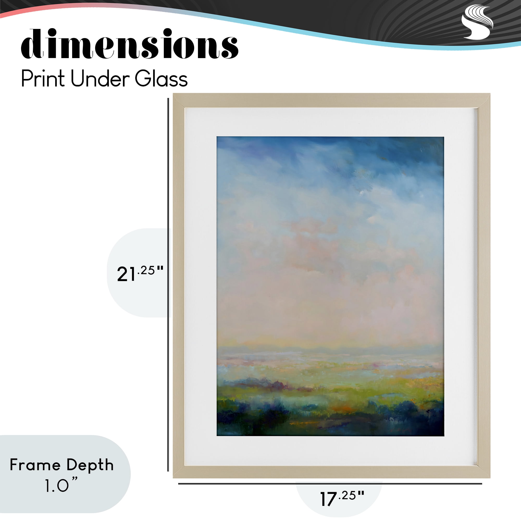 Stupell Industries Mystic Marsh Serenity Birch Framed Print Under Glass, design by William McCarthy