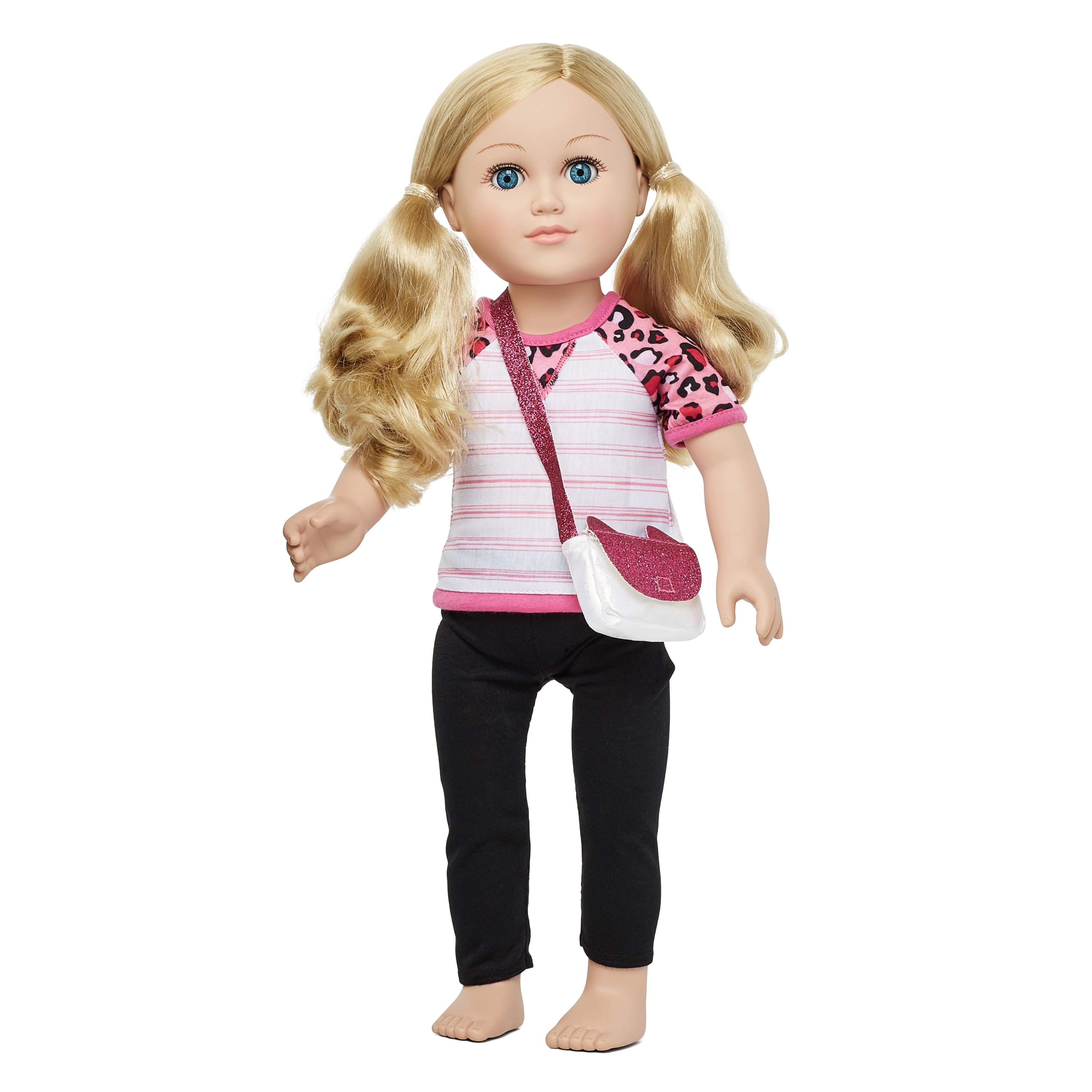 My Life As Mla Pink Cheetah Print Shirt for 18" Dolls