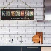 Household Pendant Promotion Sale! Personalized Wood Signs Scene Indication Wooden Sign Bathroom Pantry Laundry Coffee Kitchen Location Wall Art Vintage Rustic Decor Pendant, Home Decor Clearance Sale