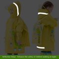 thumbnail image 4 of Chubasqueros (M) de 1 a 8 años para niños y niñas, poncho de lluvia ligero, chaquetas de lluvia, ropa impermeable reutilizable de dibujos animados lindos JM, 4 of 5
