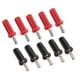 thumbnail image 4 of Conector Banana, Adaptador Banana Chapado En Oro, 10 Piezas, Seguro, Rojo Y Negro Para Cables De Altavoz, 4 of 7