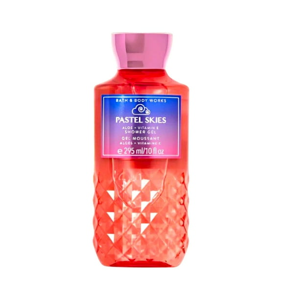 Bath and Body Works Pastel Skies Shower Gel with Aloe   Viatmin E (10 fl oz / 295 mL)