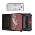 thumbnail image 4 of Flame Mini Heater, Mini 1000W PTC Ceramic Fast Heating Portable Fireplace Heater, Silent With Fireproof Frosted Casing For Home, 4 of 8
