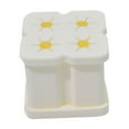 thumbnail image 2 of 2x Soporte Para Cabezal De Cepillo De Dientes, Soporte De Silicona Para Cepillo De Dientes Para Tocador, Baño, Viaje, Beige, 4 Rejillas, 2 of 10