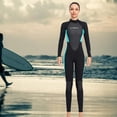 thumbnail image 2 of Traje de neopreno Trajes completos Protección de 3 mm Mantener caliente Neopreno Mangas largas Múltiples De las mujeres kusrkot Traje de buceo, 2 of 8