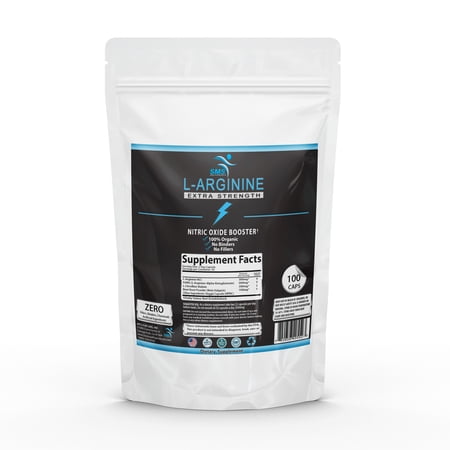 Extra Strength Nitric Oxide Supplement L Arginine 3X Strength High Potency 100
