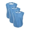 thumbnail image 2 of Soft Blue Washable Adult Bibs 3pcs – Waterproof, Adjustable, Easy-Clean Tableware for Seniors, Dementia & Disabled, Gifts for People with Alzheimer’s gifts for people with dementia, 2 of 5