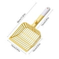 thumbnail image 3 of Large Fine Hole Cat Litter Scoop with Ergonomic Handle for Efficient Poop Shoveling in Litter Boxes, 3 of 6