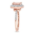 thumbnail image 3 of Everly Women's Morganite and Diamond 14k Rose Gold Ring, 3 of 7