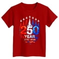thumbnail image 4 of mgoYE 250th Anniversary Gifts USA T-Shirt Boys Girls 4th of July Shirts for Girls Boys American Flag Patriotic Shirts 250 Anniversary USA Stars and Stripes Independence Day Tee Top(Red,3-4 Years), 4 of 4