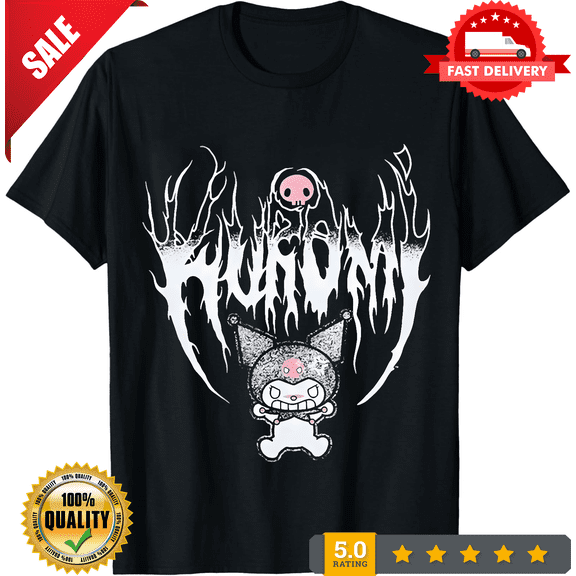 Reprint Rare Kuromi Metal T-Shirt Size S-5XL, NEW INSTOCK-TH79688