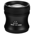 thumbnail image 1 of 1PC 20x Handheld Magnifying Glass Circuit Board Cylinder Magifier Enlarged Mirror for Home Store (Black), 1 of 7