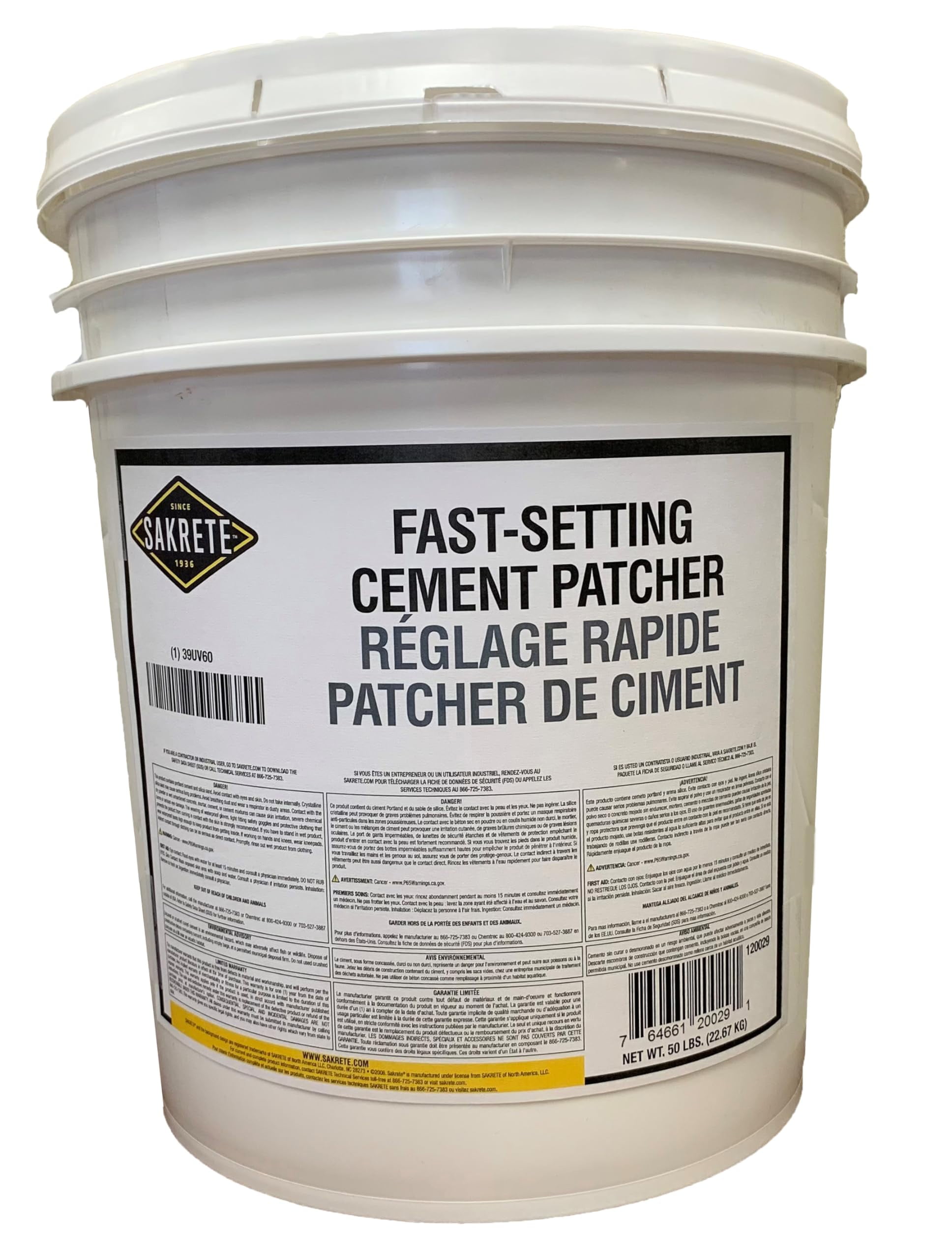 EZ Street EZ50 Polymer-Modified Asphalt Cold Patch, 50-Lbs Large