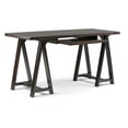 thumbnail image 3 of Atlin Designs Computer Desk in Dark Chestnut Brown, 3 of 6