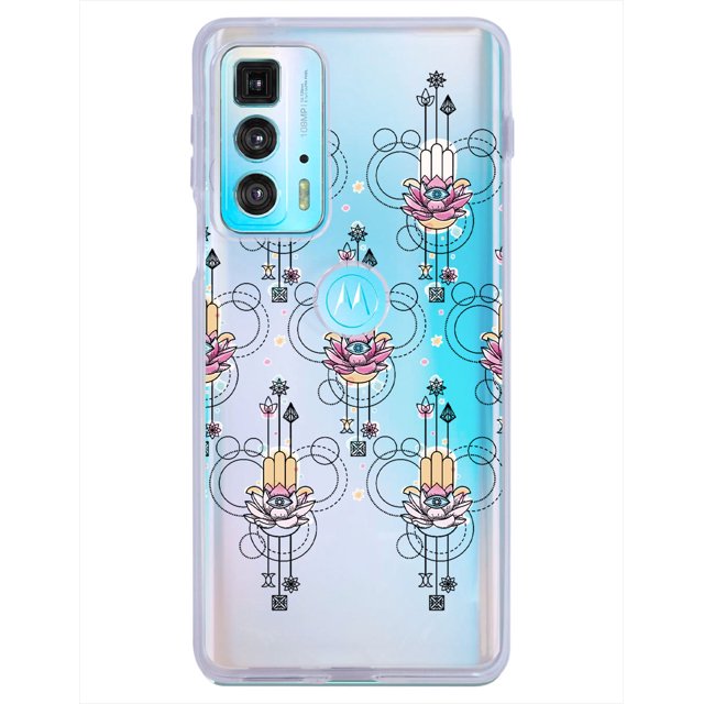 Funda para Motorola Moto EDGE 20 Pro InstaCase Serie Mano de Fatima Antigolpes