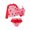 00&Red97, variant on Lullu Toddler Girls Zip up Long Sleeve Rash Guard One Piece Swimsuit Strawberry Ruffle Bathing Suit