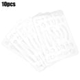 thumbnail image 1 of 10Pcs Erasing Shield, Engineering Drawing Template Ruler, Multipurpose For Beginner Painter Stainless Steel,Transparent,Orange, 1 of 8